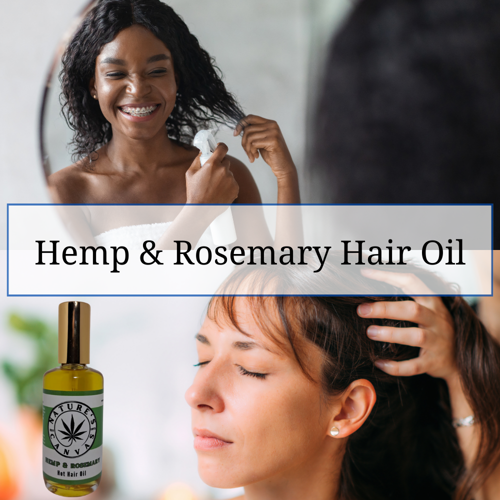 Hemp & Rosemary Hair Oil 100ml _0