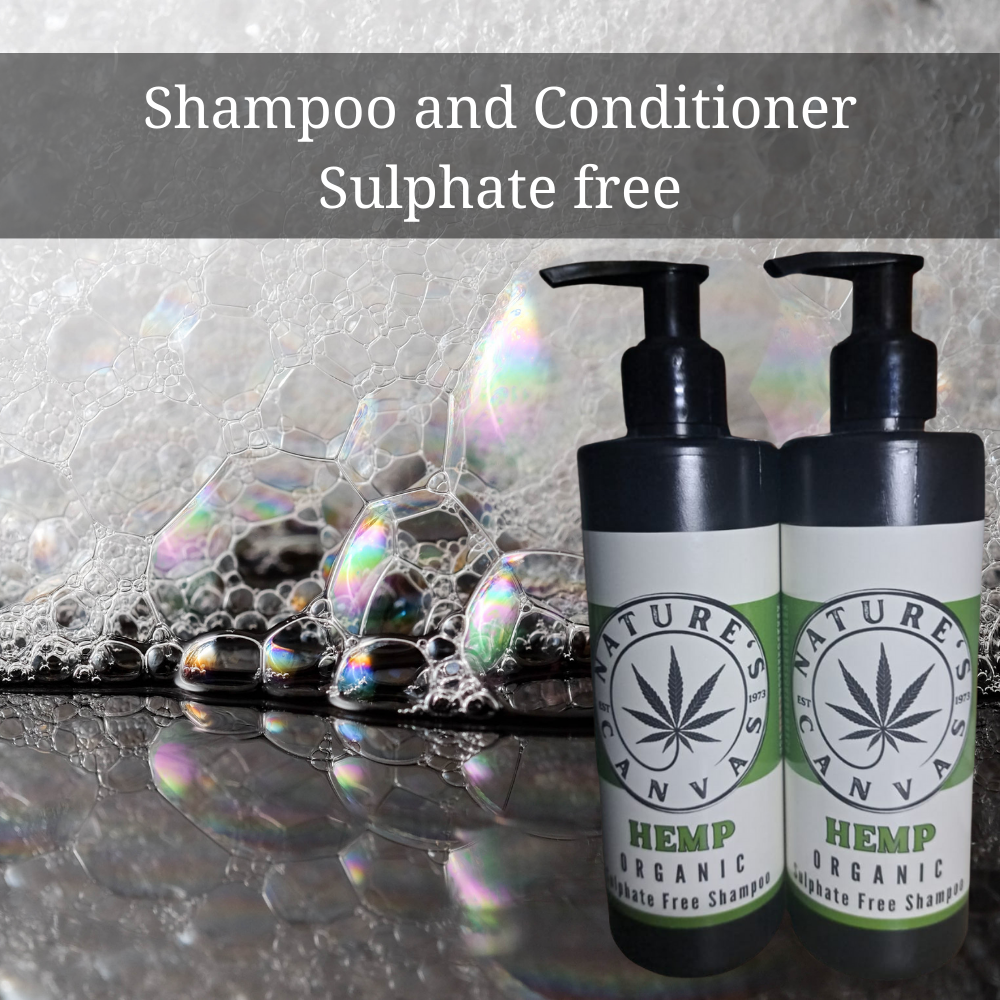 Shampoo and Conditioner Organic Hemp Sulphate free_0