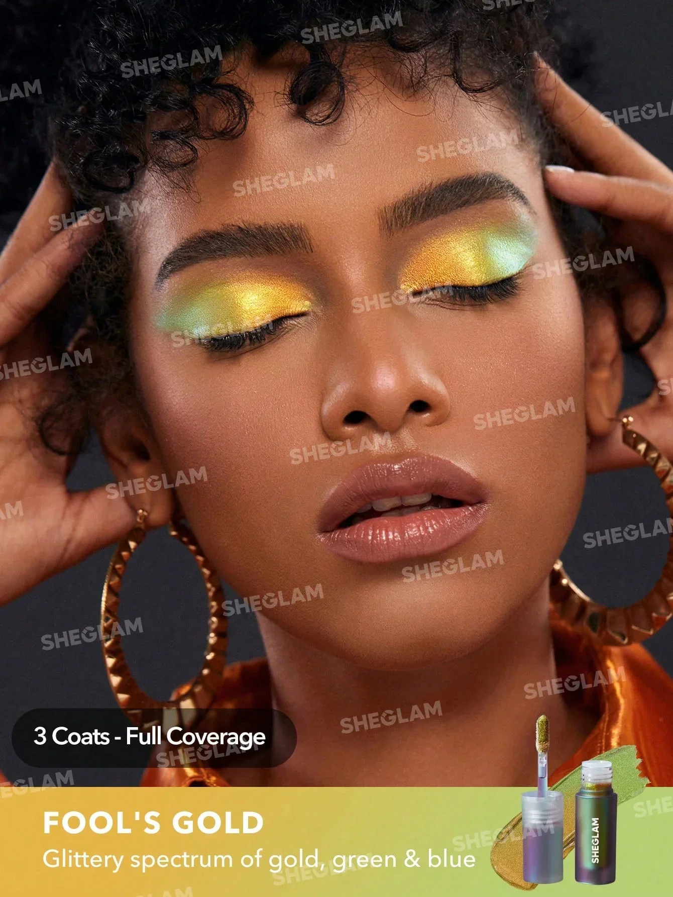 SHEGLAM Chroma Zone Multichrome Liquid Eyeshadow - Fool's Gold_3