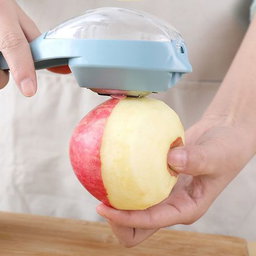 Multifunctional Kitchen Manual Cutter Storage Peeler Grater Peeling Knife - Blue