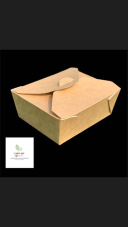 TAKEOUT LUNCH BOXES - ''KRAFT BROWN'' - 40oz | 1183ml
