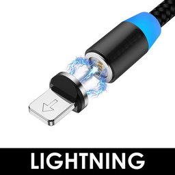 3-in-1 Magnetic USB Cable 3A FAST Charging Charger Phone Data Type-C