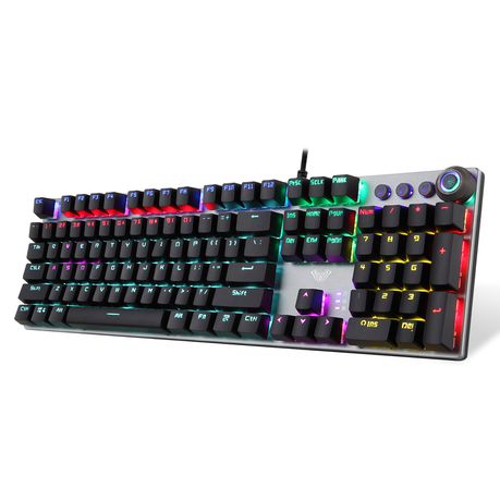 AULA F2088 104 Keys Wired Gaming Mechanical Punk Keyboard Mixed T1R1
