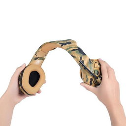 Onikuma K1B Gaming Headphones - Yellow Camo
