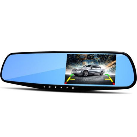 4.3" Rearview Mirror Dual Channel Recorder Vehicle Blackbox DVR
