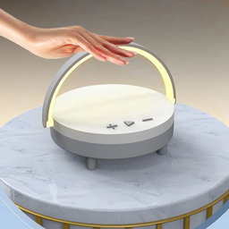15W Wireless Charging Bluetooth Speaker with Night Light