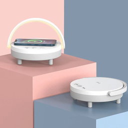 15W Wireless Charging Bluetooth Speaker with Night Light