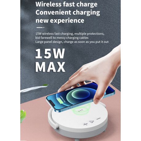 15W Wireless Charging Bluetooth Speaker with Night Light_4