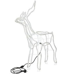 1.2m LED Animated Standing Reindeer with Moving Head - Multicoloured