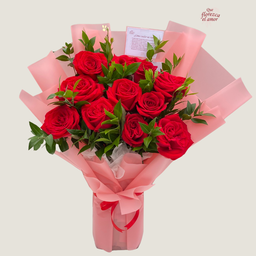 Rosas en ramo hidratado