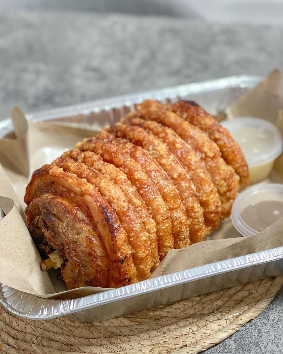 🔥 Best Seller | 2kg Crispy Lechon Belly (8–10 Pax)