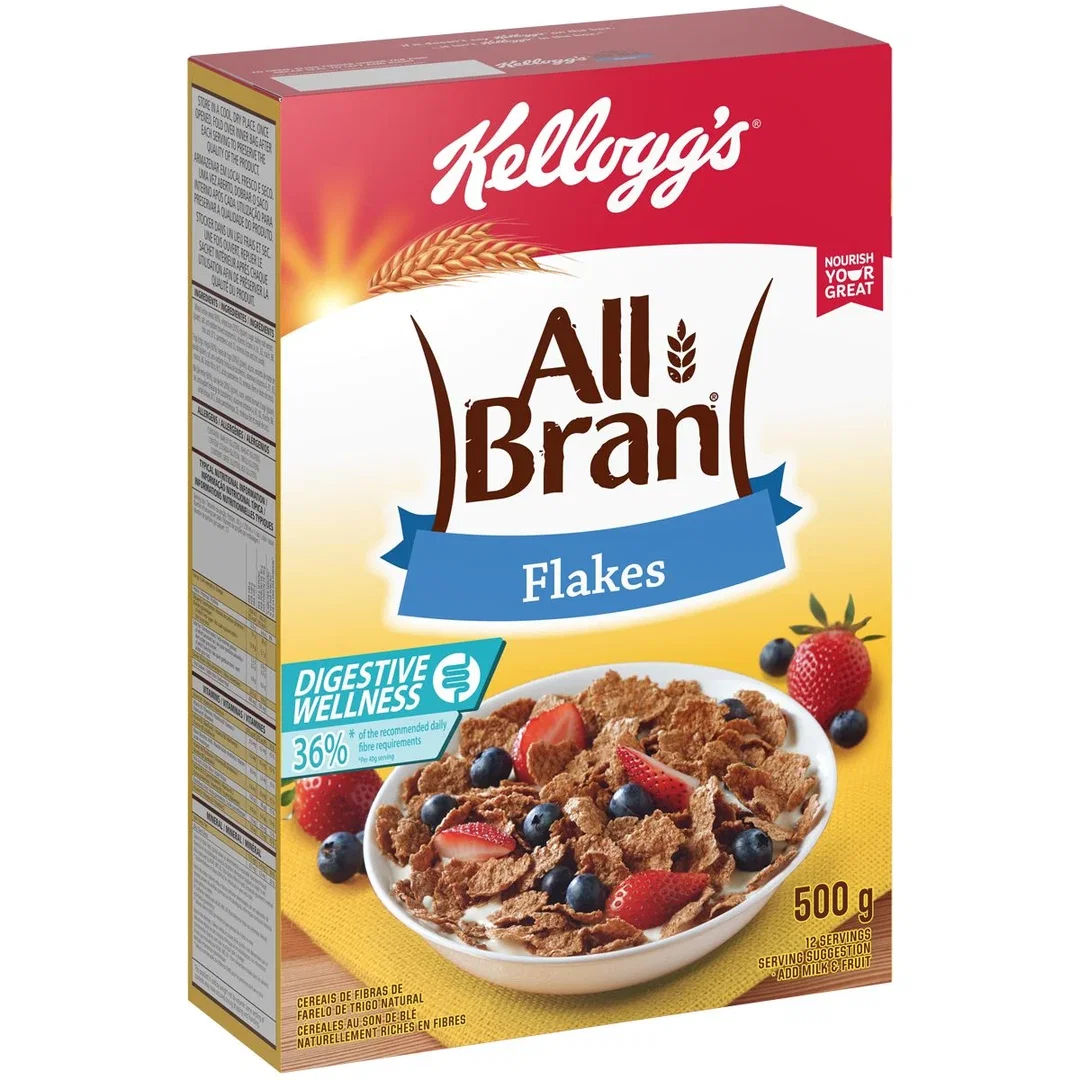 Kelloggs All-Bran Flakes Cereal 500g