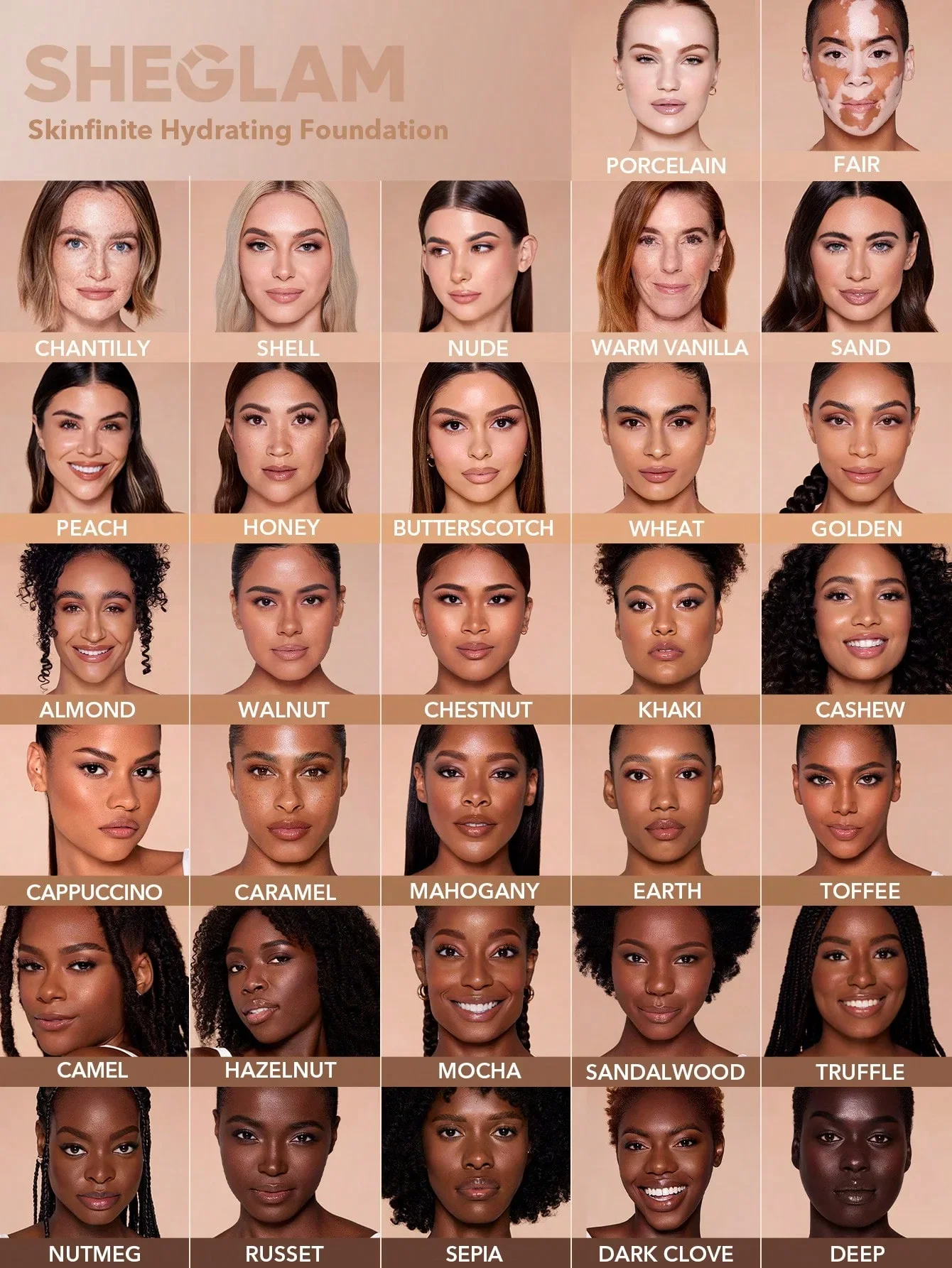 SHEGLAM Skinfinite Hydrating Foundation Sample - Earth_3