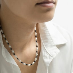 salircon pearl beads necklace 