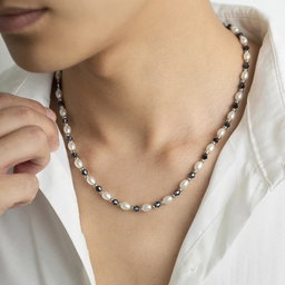 salircon pearl beads necklace 