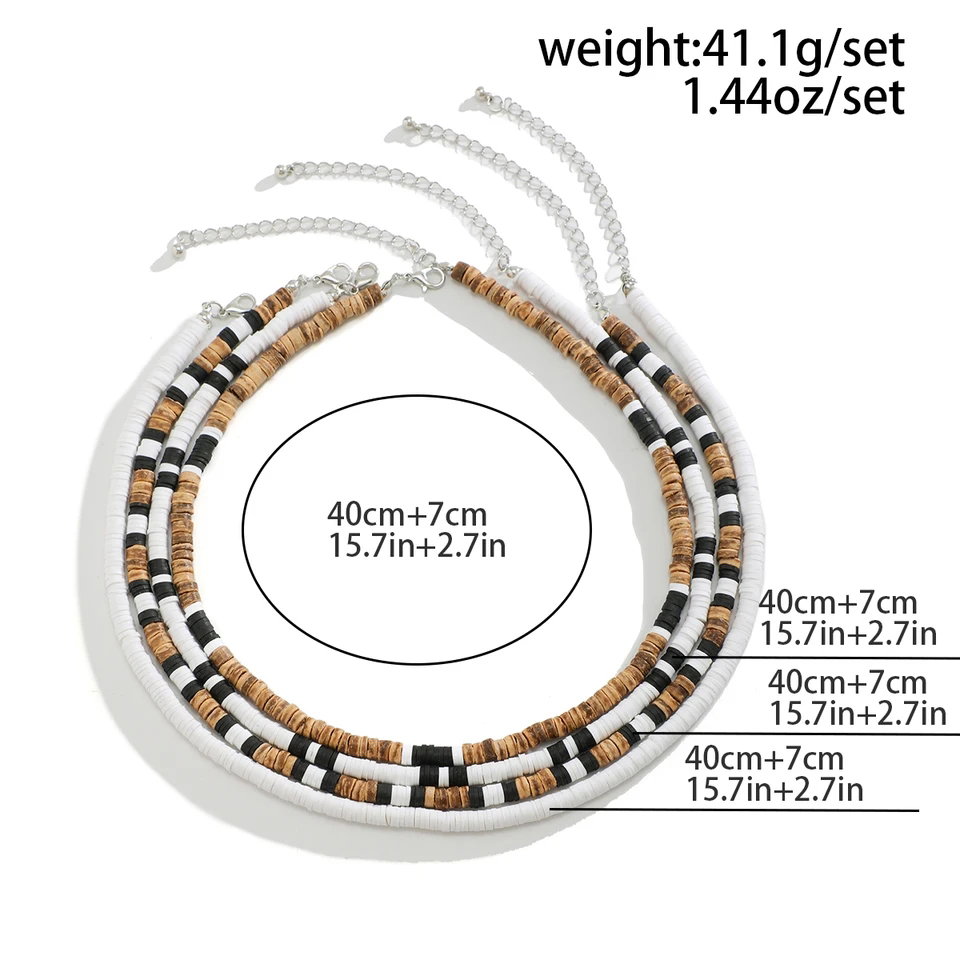 mix coconut with nice colours necklace _8