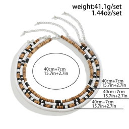 mix coconut with nice colours necklace 