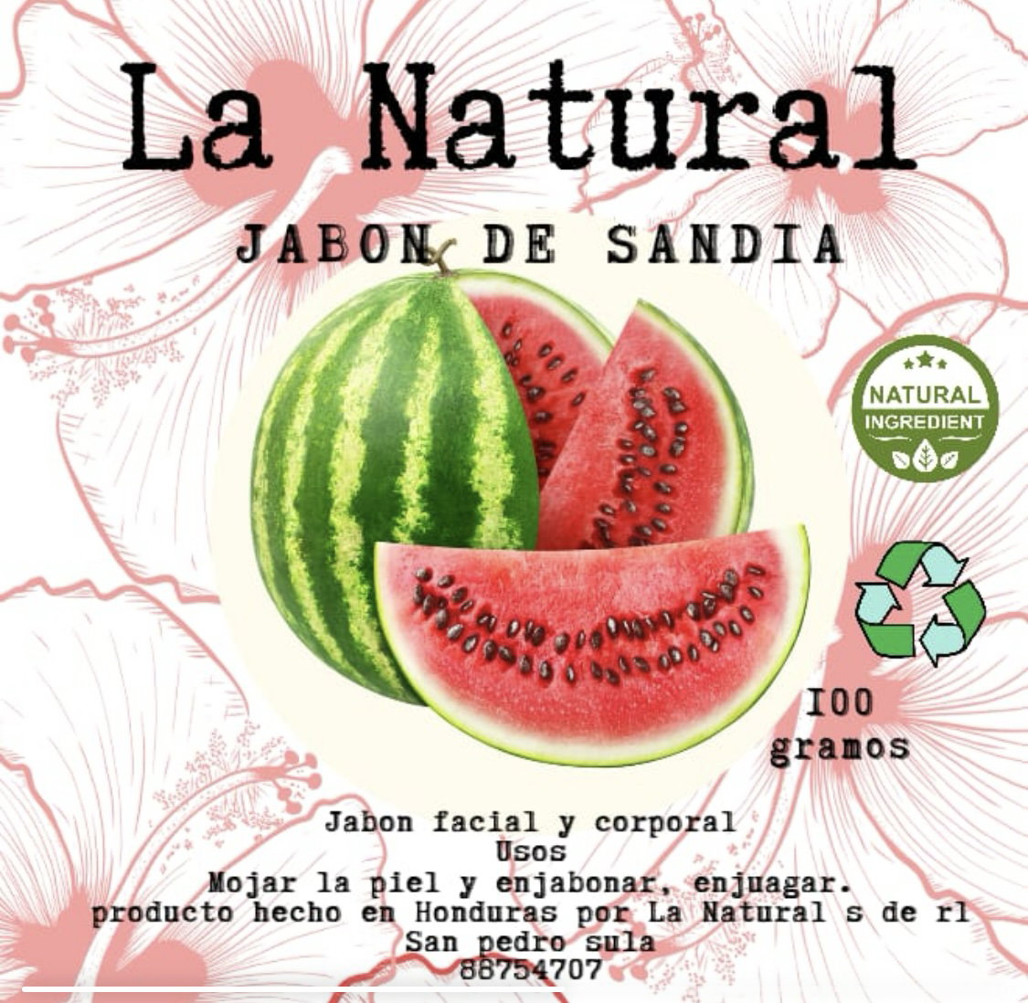 Jabon surtido cuadrado La Natural caja _5