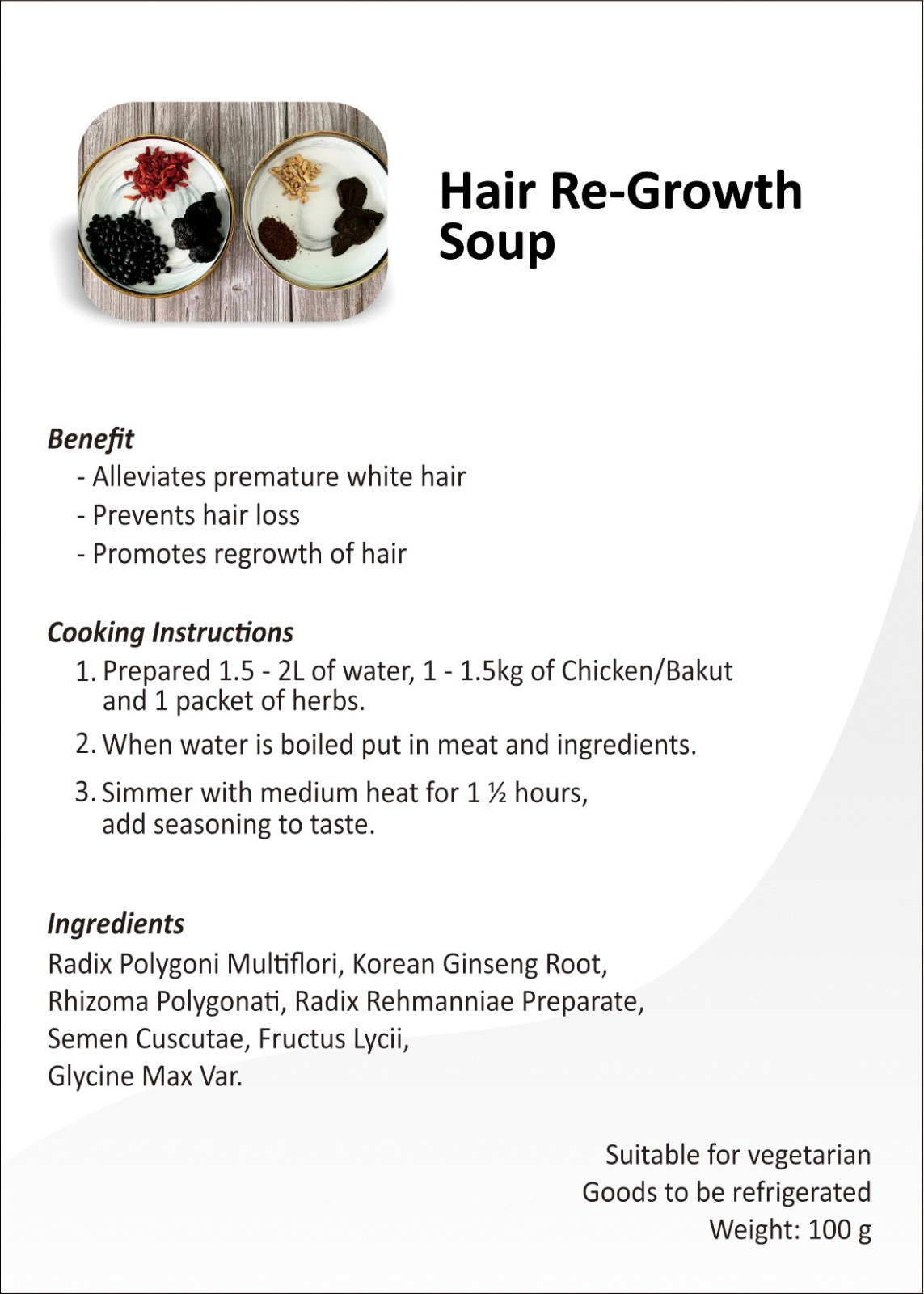 Hair Re - Growth Herbal Soup_1