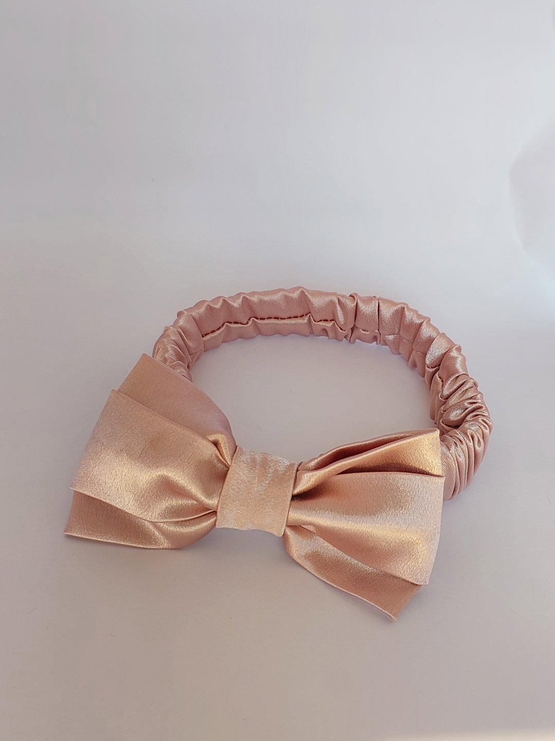 ROSE GOLD BOW BAND