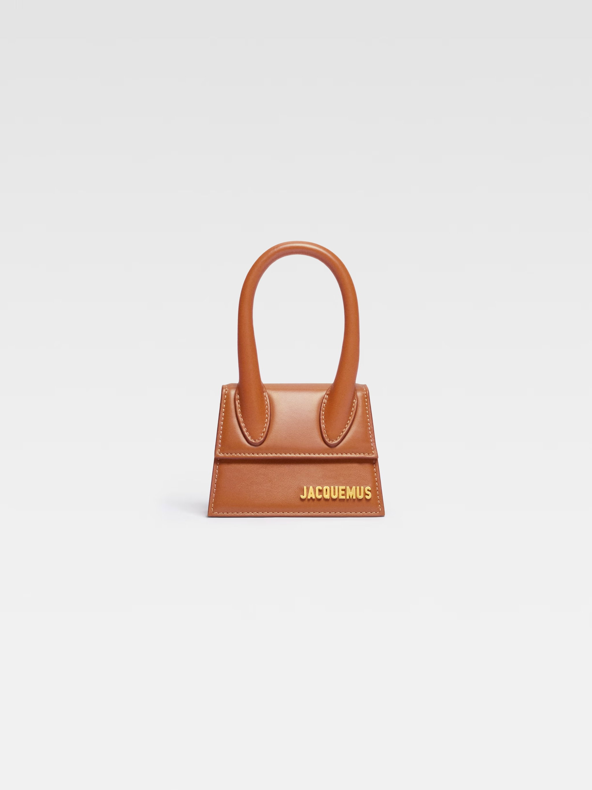 JACQUEMUS LE CHIQUITO MINI LEATHER BAG IN LIGHT BR_0