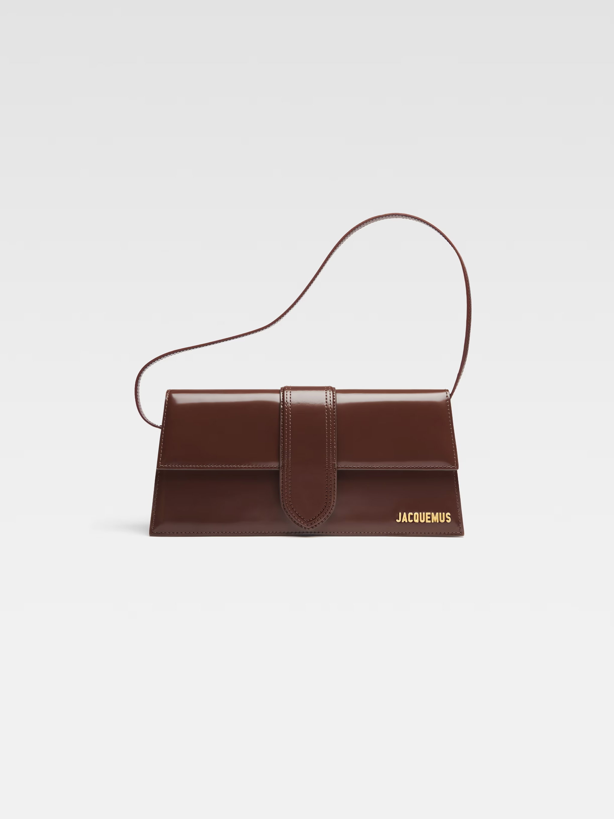 JACQUEMUS LE BAMBINO LONG HANDBAG IN BROWN 221BA01_0