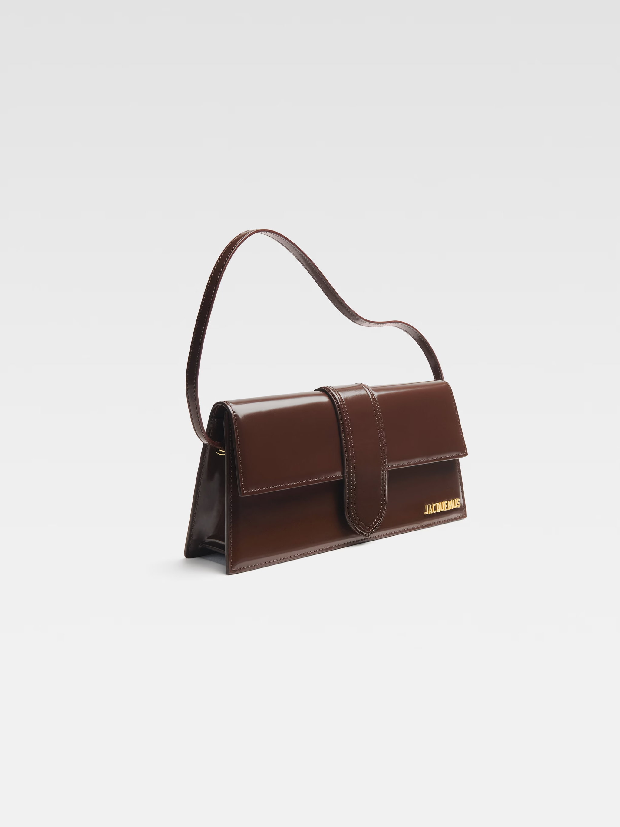JACQUEMUS LE BAMBINO LONG HANDBAG IN BROWN 221BA01_3