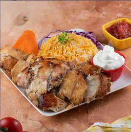 وجبة شاورما فرط مع رز مندي