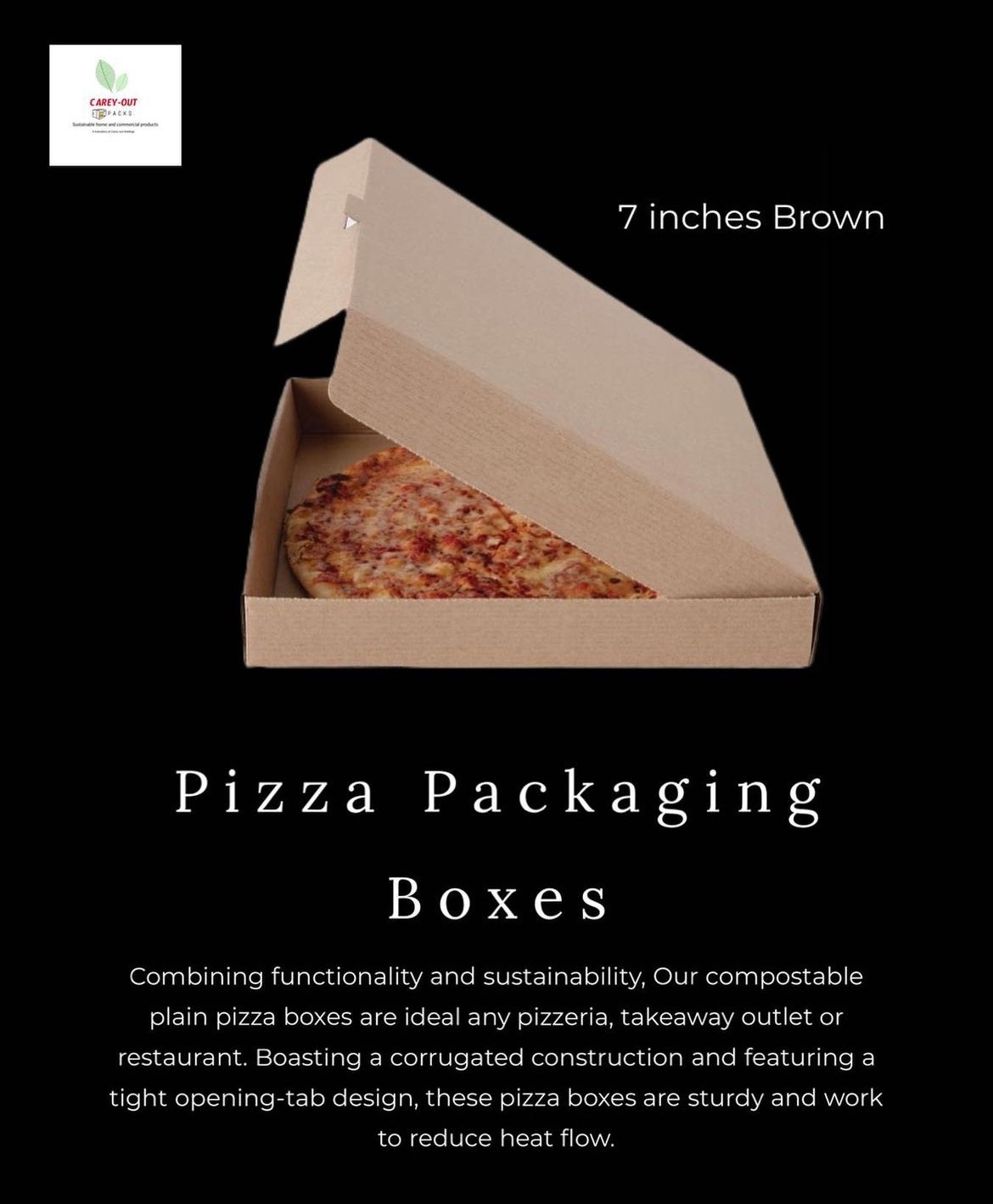 PIZZA BOXES - 7” BROWN / RETAIL_4