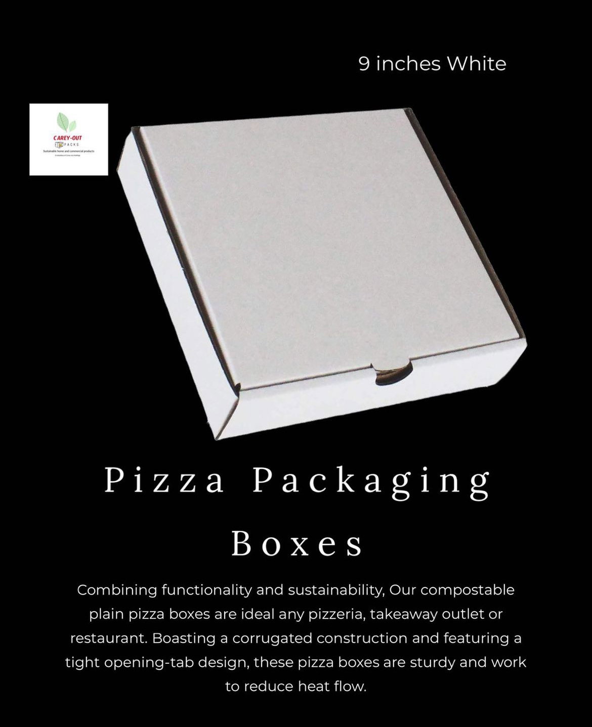 PIZZA BOXES - 16” WHITE / RETAIL  _5