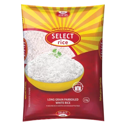 Select Rice Long Grain Parboiled White Rice 2kg_0