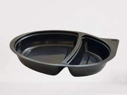 2 Compartment with Lids 