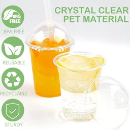 Disposable Clear Plastic Cups 90 ml