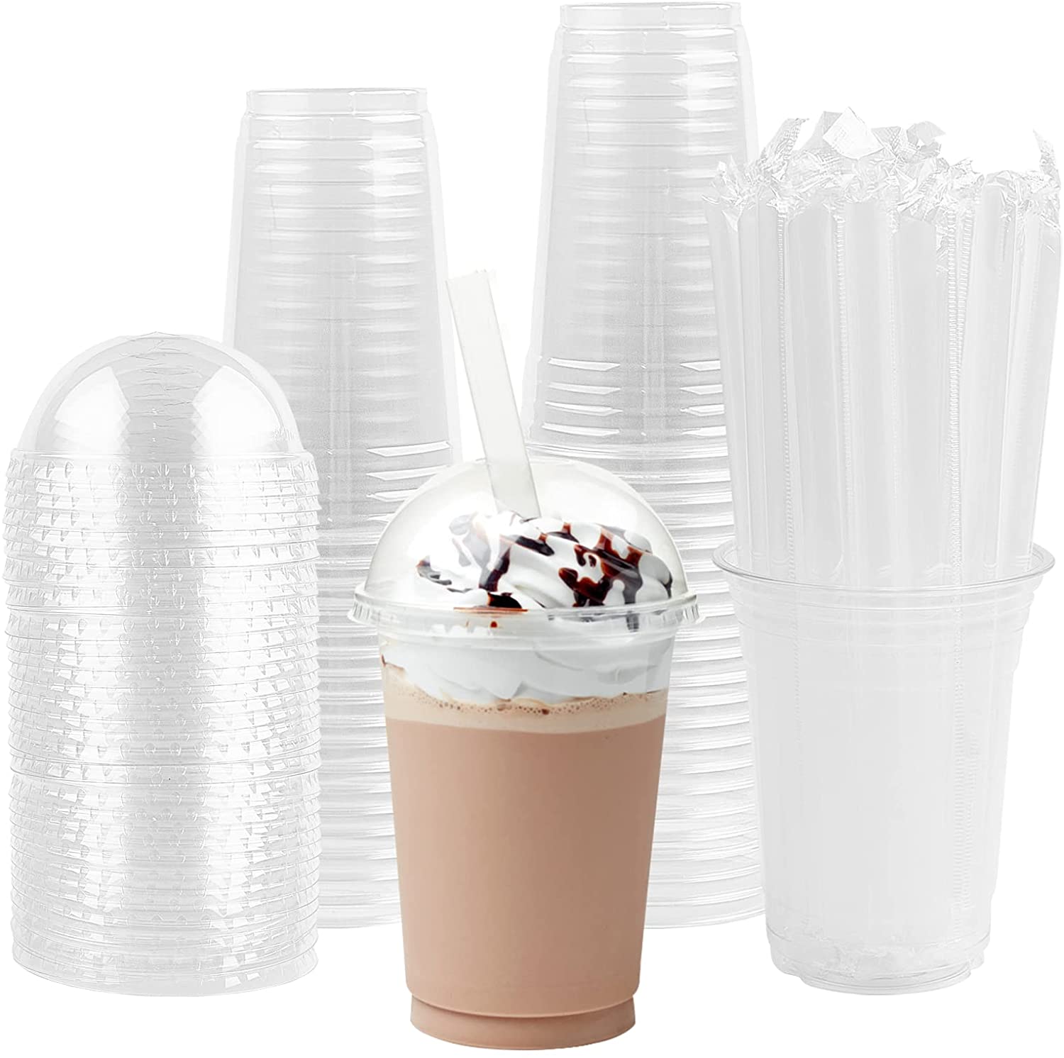 Disposable Clear Plastic Cups 90 ml_1