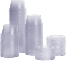 Disposable Clear Plastic Cups 25 ml