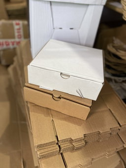 CATERING PLATTER BOXES - 10” x 10‘’ x 3’’ / WHITE WITHOUT WINDOW
