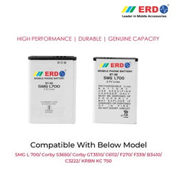ERD BT-38 LI-ION Mobile Battery Compatible for Samsung L700