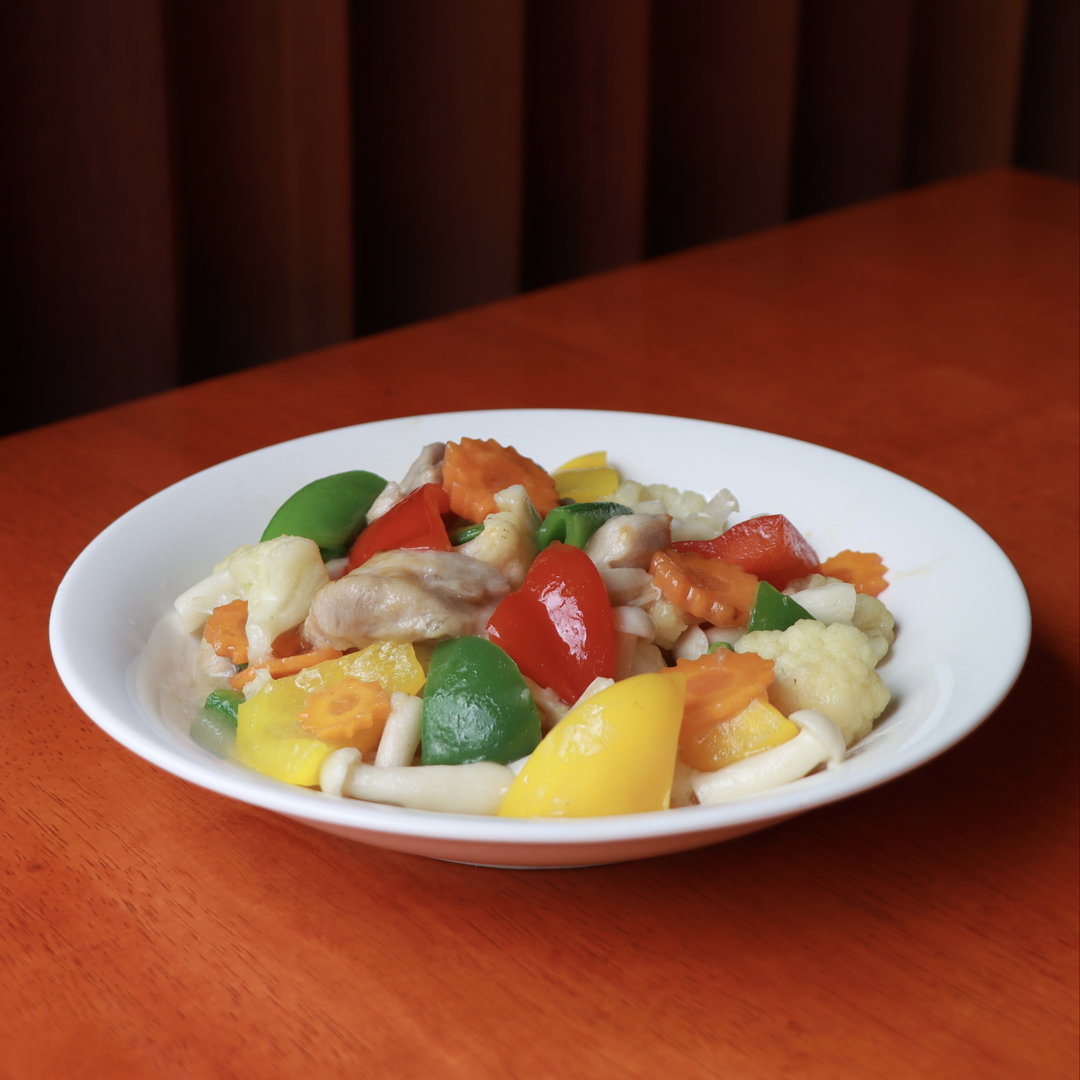 Stir-Fried Mixed Vegetable with Chicken