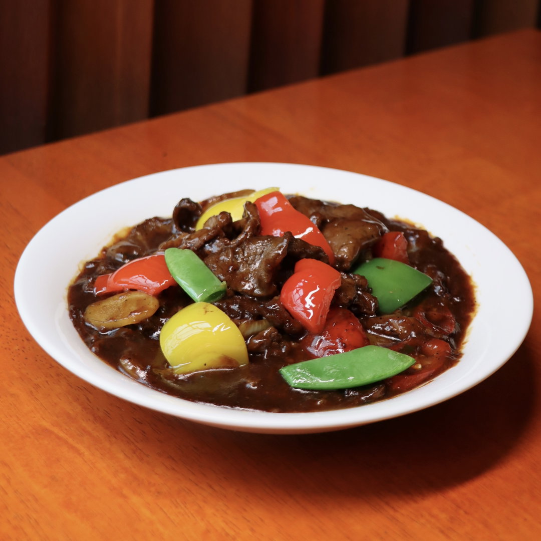 Stir-Fried Black Pepper Beef