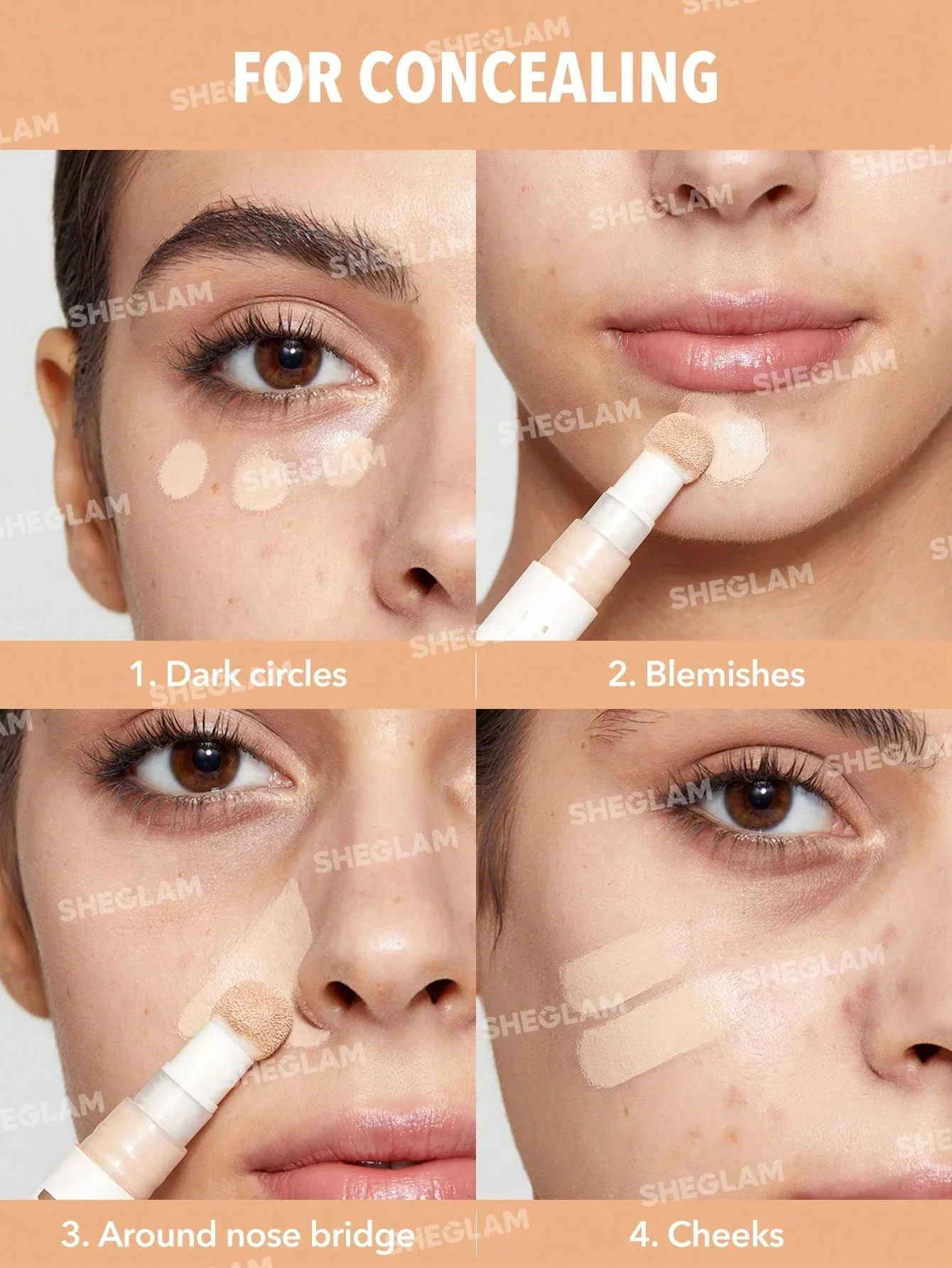 SHEGLAM Complexion Boost Concealer - Chestnut_6