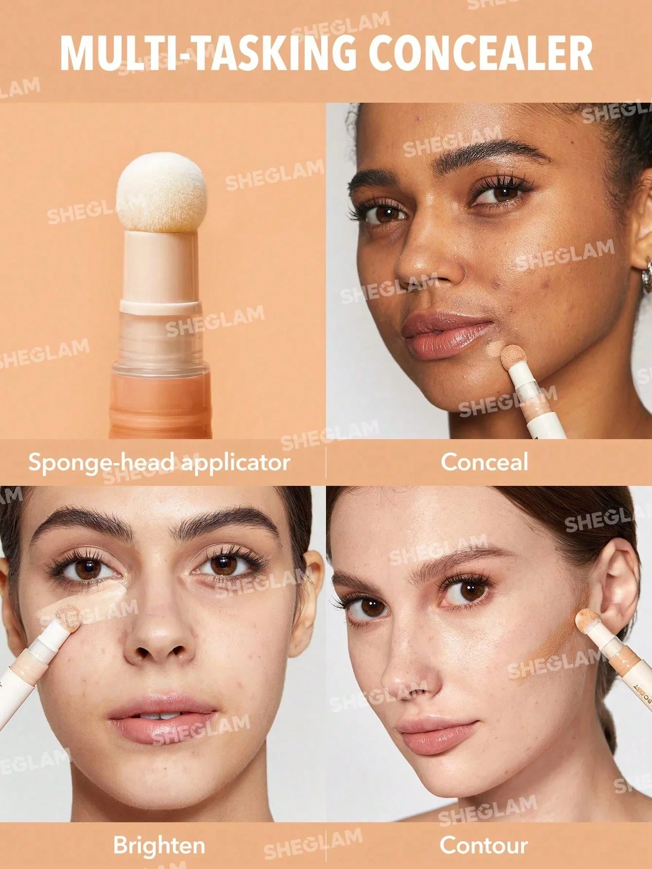 SHEGLAM Complexion Boost Concealer - Chestnut_7