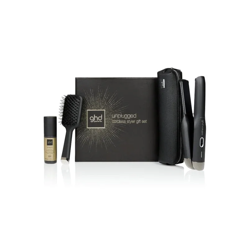 GHD UNPLUGGED BLACK SET