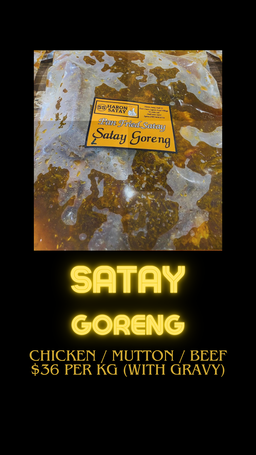 Satay goreng mutton 