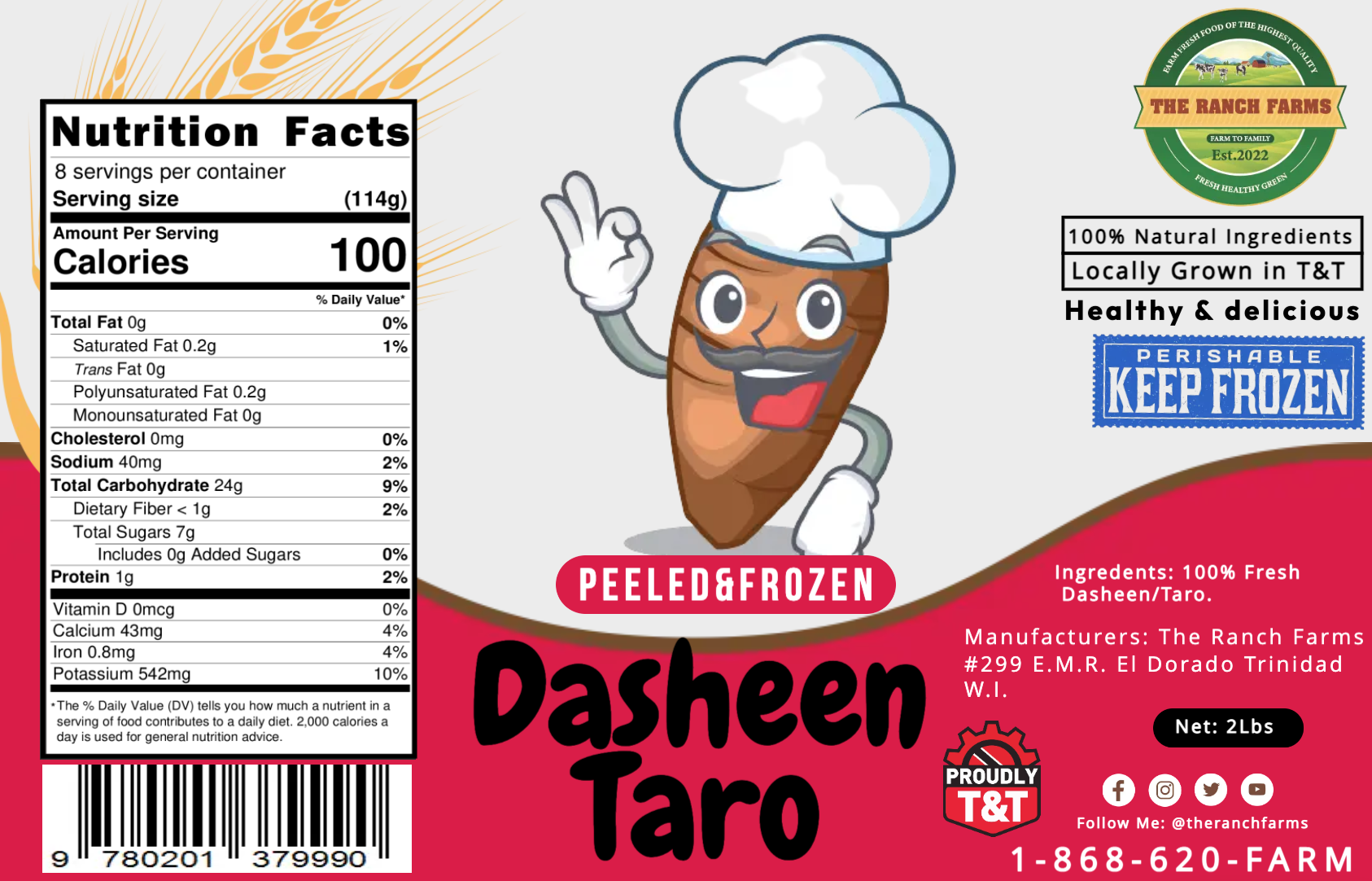 Peeled Sliced Dasheen _1