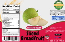 Peeled Sliced Breadfruit 