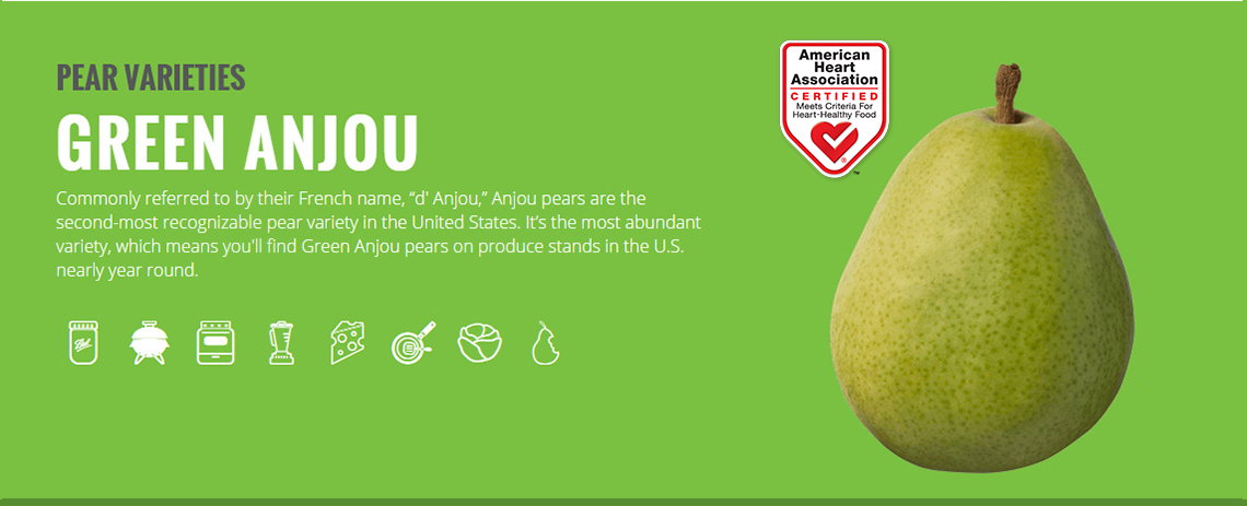 Green Anjou Pears - 5CT _1