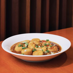 Braised Tofu with Chicken & Salted Fish