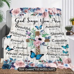 Personalized  blanket "Christian "