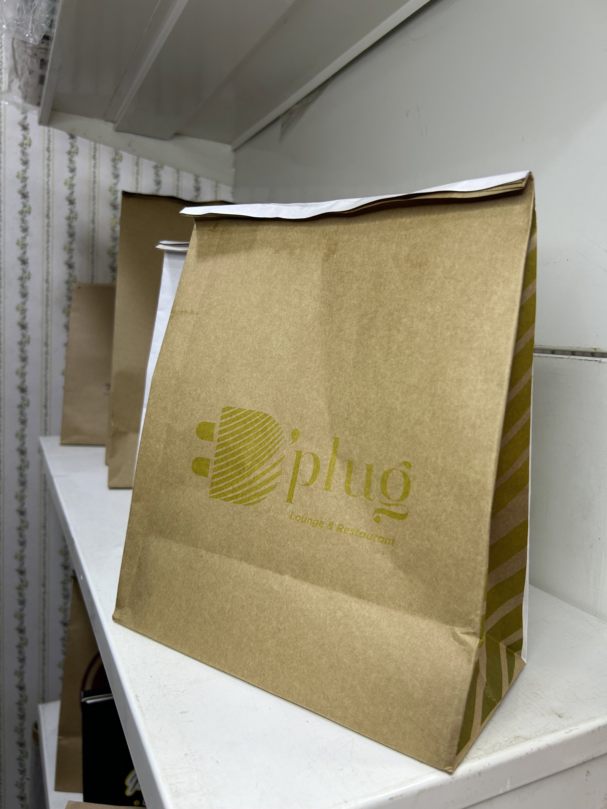BRANDED KRAFT DELIVERY TAKEOUT BAGS - BROWN - 10.5’’ x 9’’ x 6’’ / MINIMUM ORDER QUANTITY OF 500 PIECES_17