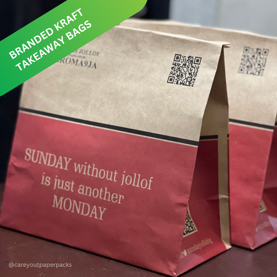 BRANDED KRAFT DELIVERY TAKEOUT BAGS - BROWN - 10.5’’ x 9’’ x 6’’ / MINIMUM ORDER QUANTITY OF 500 PIECES_11